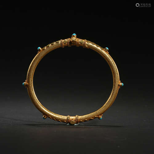 OLD WEST ASIAN PURE GOLD BRACELET