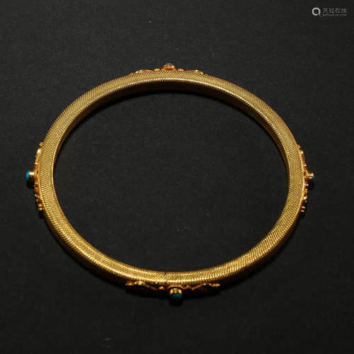 OLD WEST ASIAN PURE GOLD BRACELET