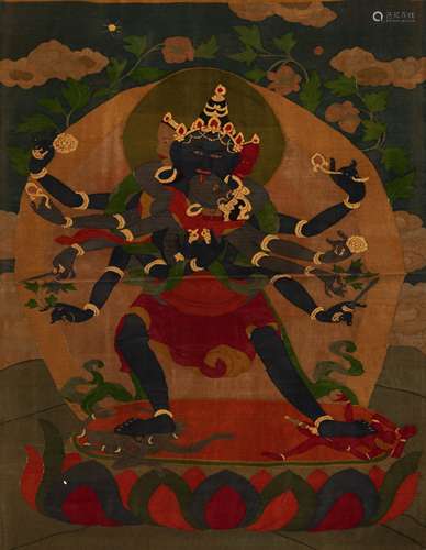 KESI EMBROIDERED THANGKA IN QING DYNASTY, CHINA