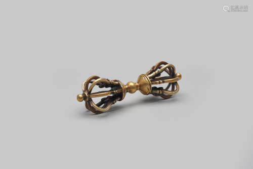 A gilt-bronze and iron nine-prong vajra Nyingma school, Tibe...