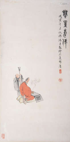 Qian Huafo (1884-1964) Amitabha