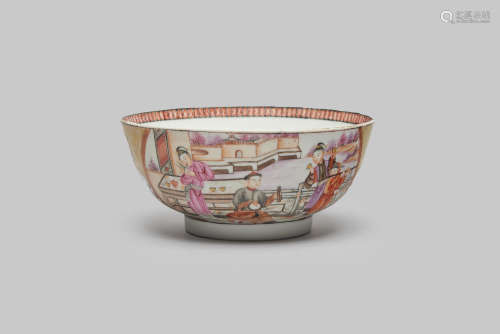 A famille-rose reserve-decorated bowl Qianlong period