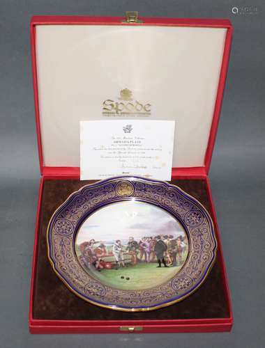 A Spode bone china armada plate - 