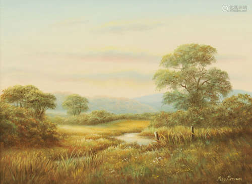 Reginald Brown (born 1921), oil painting on canvas 