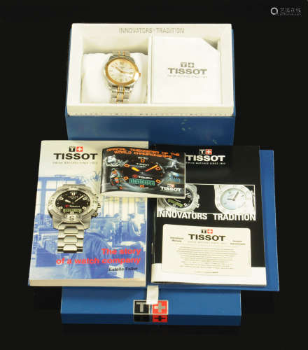 A vintage Tissot PR50 wristwatch, complete with box and pape...