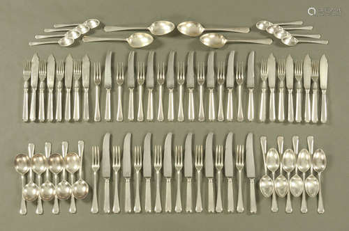 An Art Deco canteen of cutlery by James Dixon & Sons Sheffie...