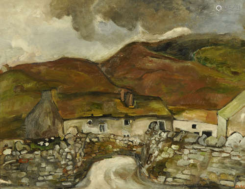 Sheila Fell (1931-1979), oil painting on canvas, 