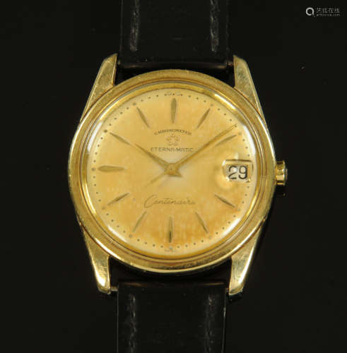A vintage Eterna-Matic chronometer Centenaire gentleman's wr...