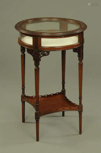 An Edwardian bijouterie table,