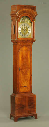 A George III walnut longcase clock with eight day striking m...