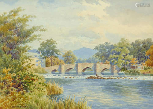 Albert Rosser, a watercolour 