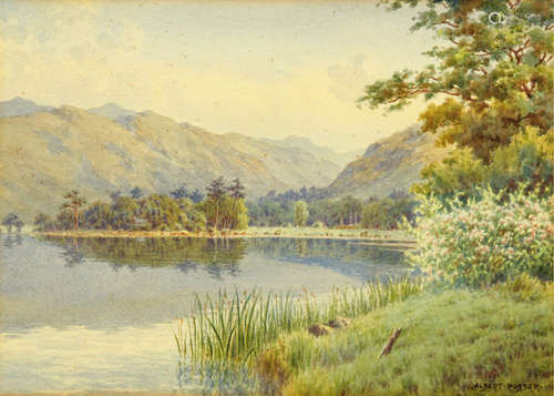 Albert Rosser, a watercolour 