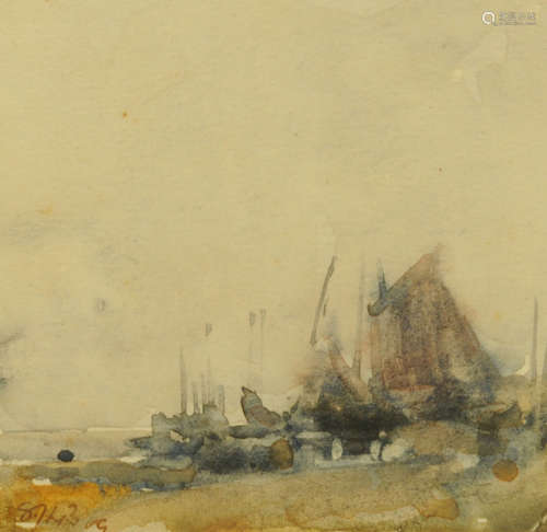 Samuel John Lamorna Birch RA RWS (1869-1955), a watercolour,...