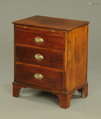 A 19th century mahogany chest of drawers,