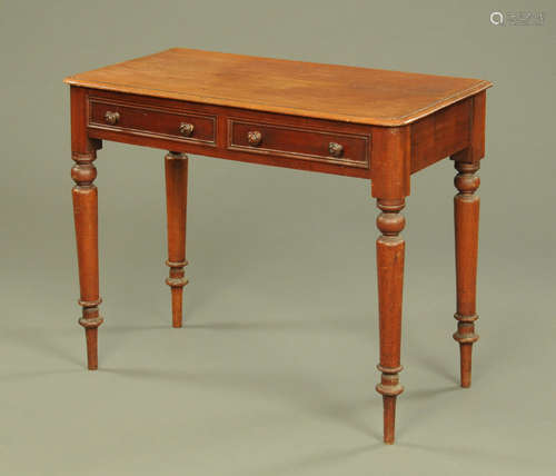 A Victorian mahogany washstand,