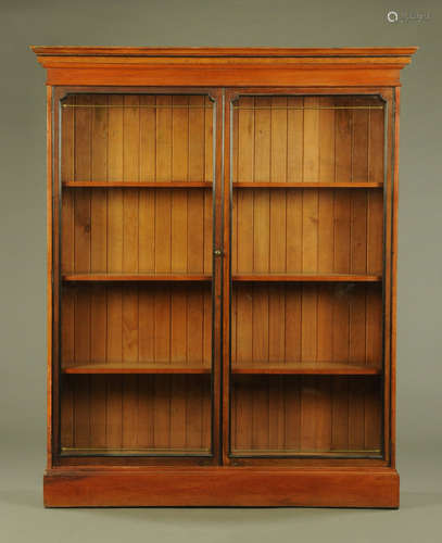 A large Victorian bookcase,