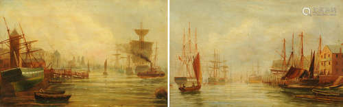 Bernard Benedict Hemy (1845-1913), a pair of oil paintings o...