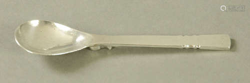 A Guild of Handicrafts silver christening spoon, with mouse ...