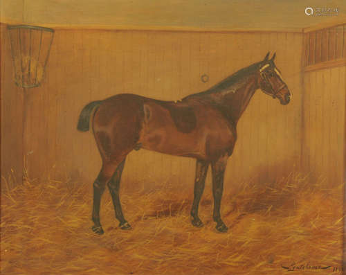 Charles Gatehouse (1856-1952), oil on canvas Horse 