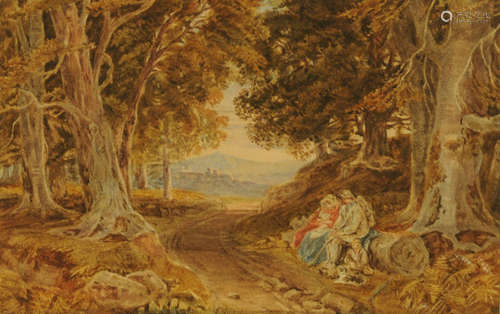 George Barrett Junior (1767-1848), a watercolour 