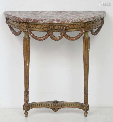 Petite console d'applique Louis XVI dite 