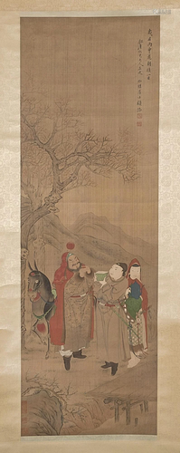 Chinese Scroll Painting After Gu Lo