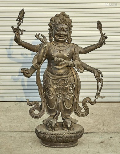 Chinese Bronze Deity