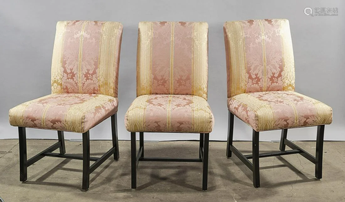 Set of Eight Upholstered Chairs