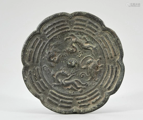 Chinese Archaistic Bronze Mirror