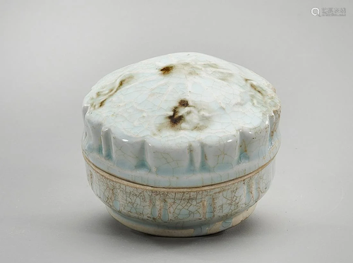 Chinese Song-Style Qingbai Porcelain Covered Box