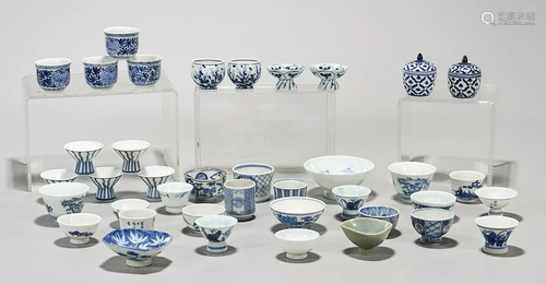 Large Group of Japanese Porcelain Vessels