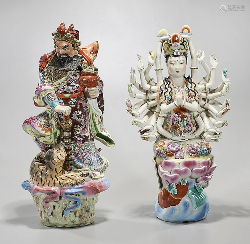 Two Chinese Porcelain Figures