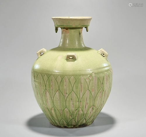 Chinese Glazed Ceramic Jar