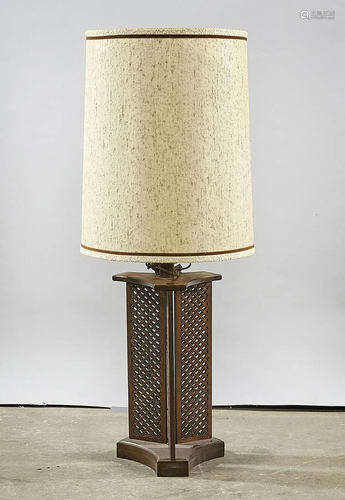 Vintage Wood Table Lamp