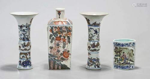 Group of Four Chinese Porcelain Vessels