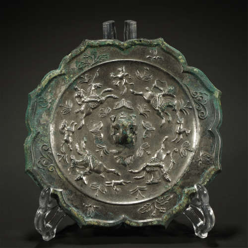 ANCIENT CHINESE,BRONZE CIRCULAR MIRROR