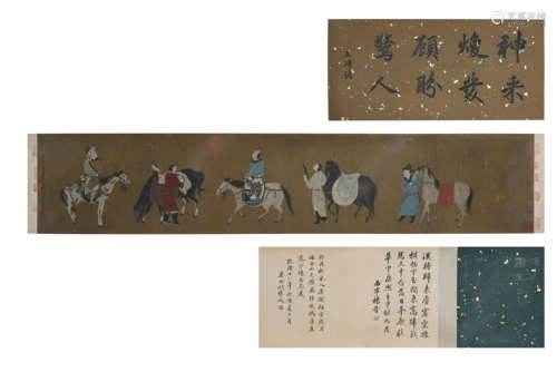 LI GONGLIN,HAND SCROLL PAINTING