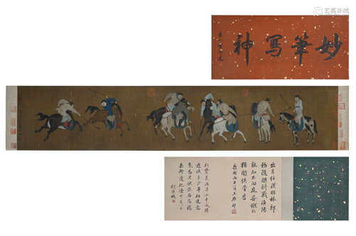 ZHAO MENGFU,HAND SCROLL PAINTING