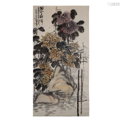 CAO PUHUA,CHINESE PAINTING AND CALLIGRAPHY