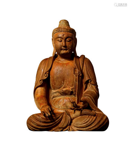 木雕釋迦牟尼佛像