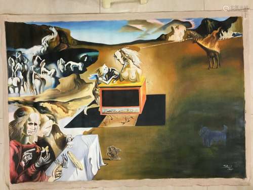 painting by Dali