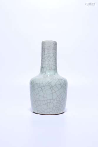 chinese guan yao porcelain rouleau vase