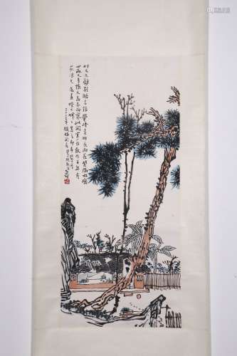 chinese painting by pan tianshou