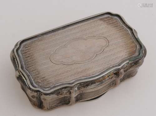 Silver tobacco box Venice