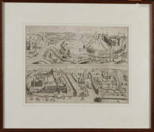 17th century engraving, Siege of Breda