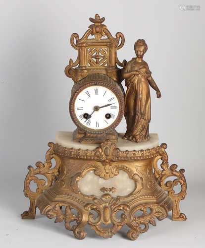 Antique French mantel clock