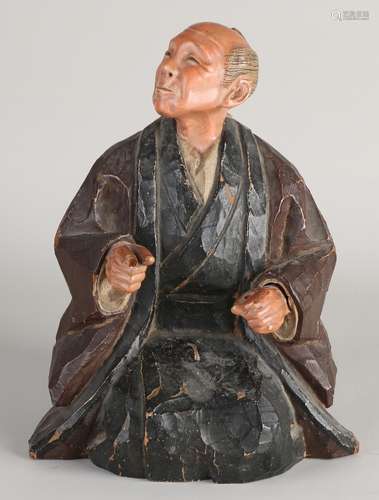 Wood carved figure, Japan / China