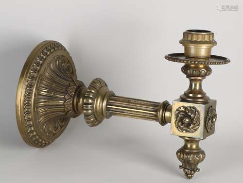 Bronze wall lamp, 1920