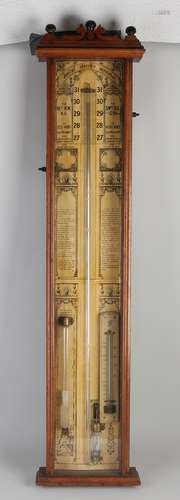 English Fitzroy mercury barometer