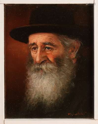 TH Topalski, Jewish man in a hat